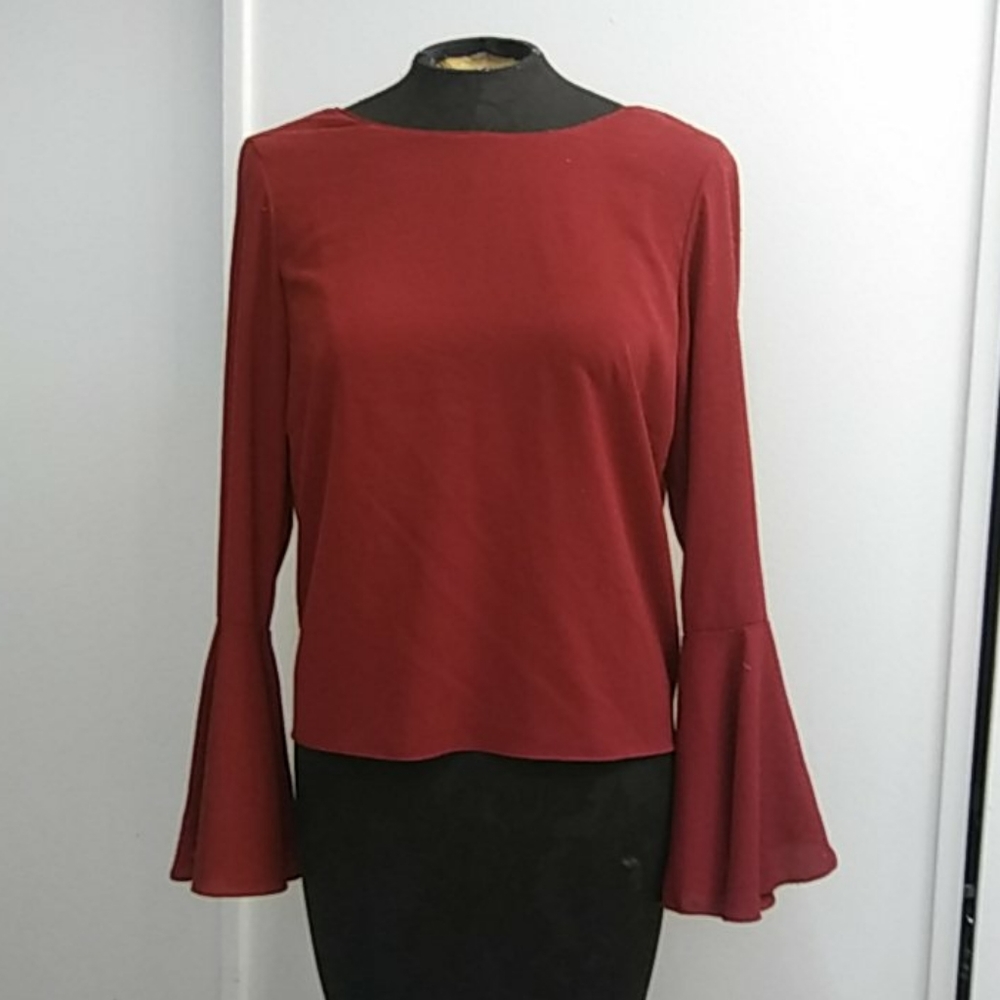 Burgundy Blouse